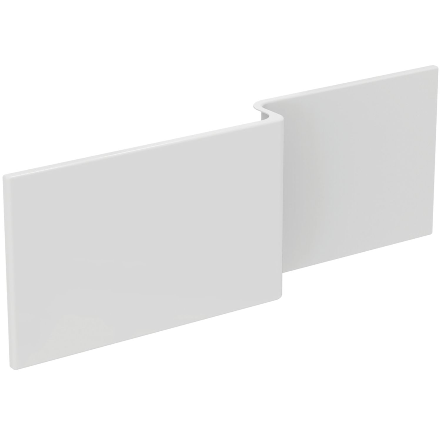 Ideal Standard Concept Space Square Shower Bath Front Panel 1695mm White (964YN)