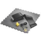 Ecotile ESD X-Joint  Interlocking Floor Tile Dark Grey 7mm