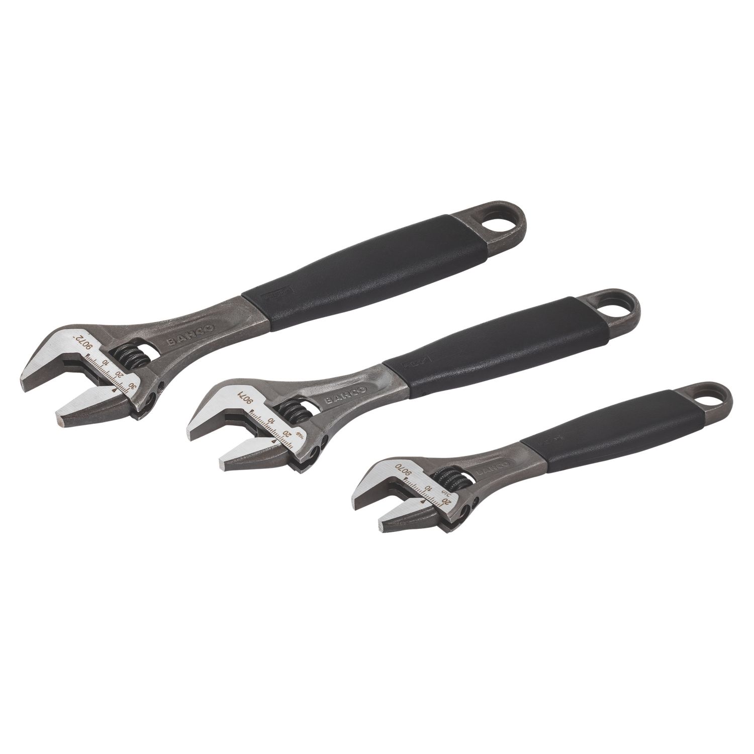 Bahco Adjust 3-90 Adjustable Wrench Set 3 Pieces (9650F)