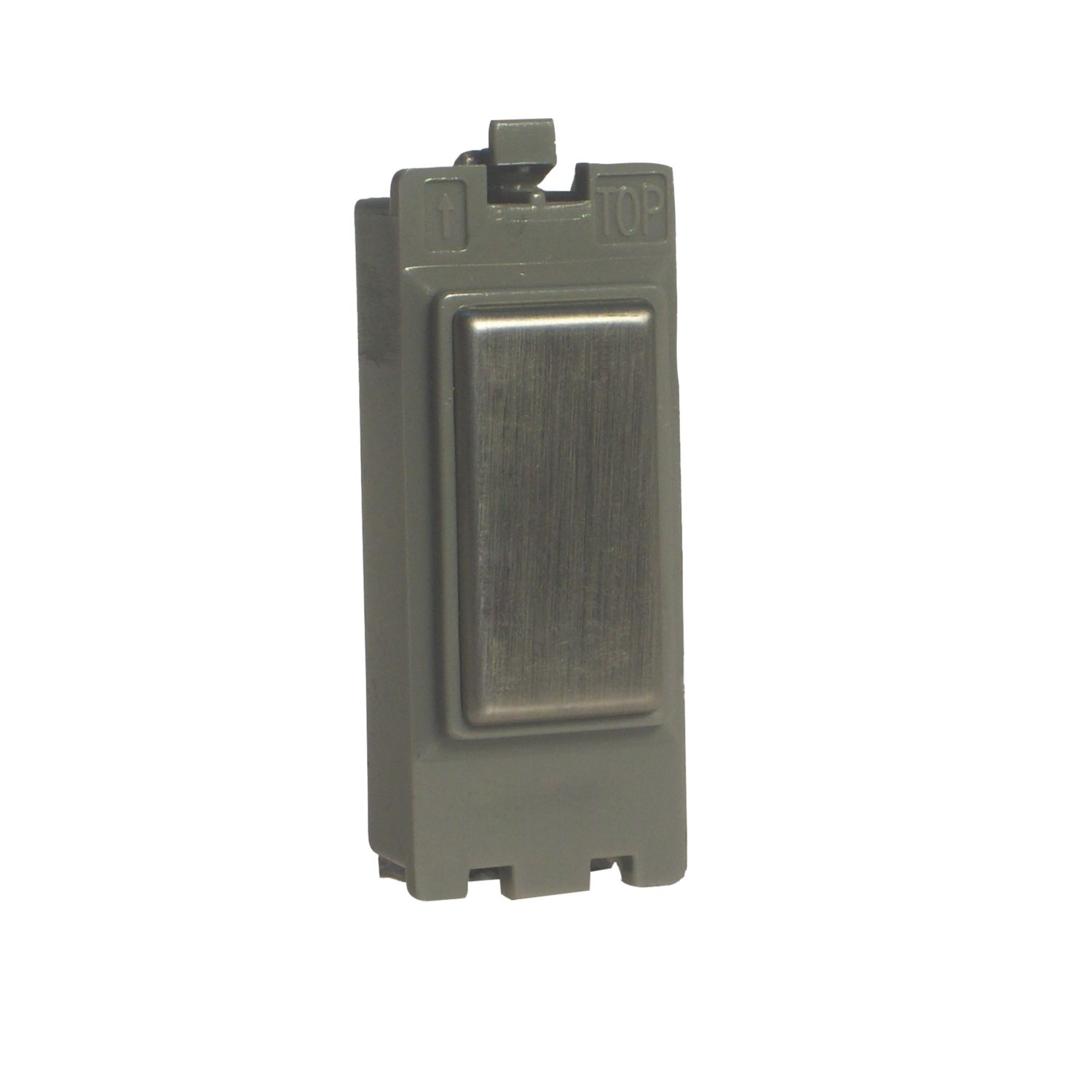 Varilight PowerGrid 1-Module Grid Blanking Plate Brushed Steel (96518)