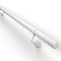 Rothley  Steel Handrail Kit Matt White  1200mm