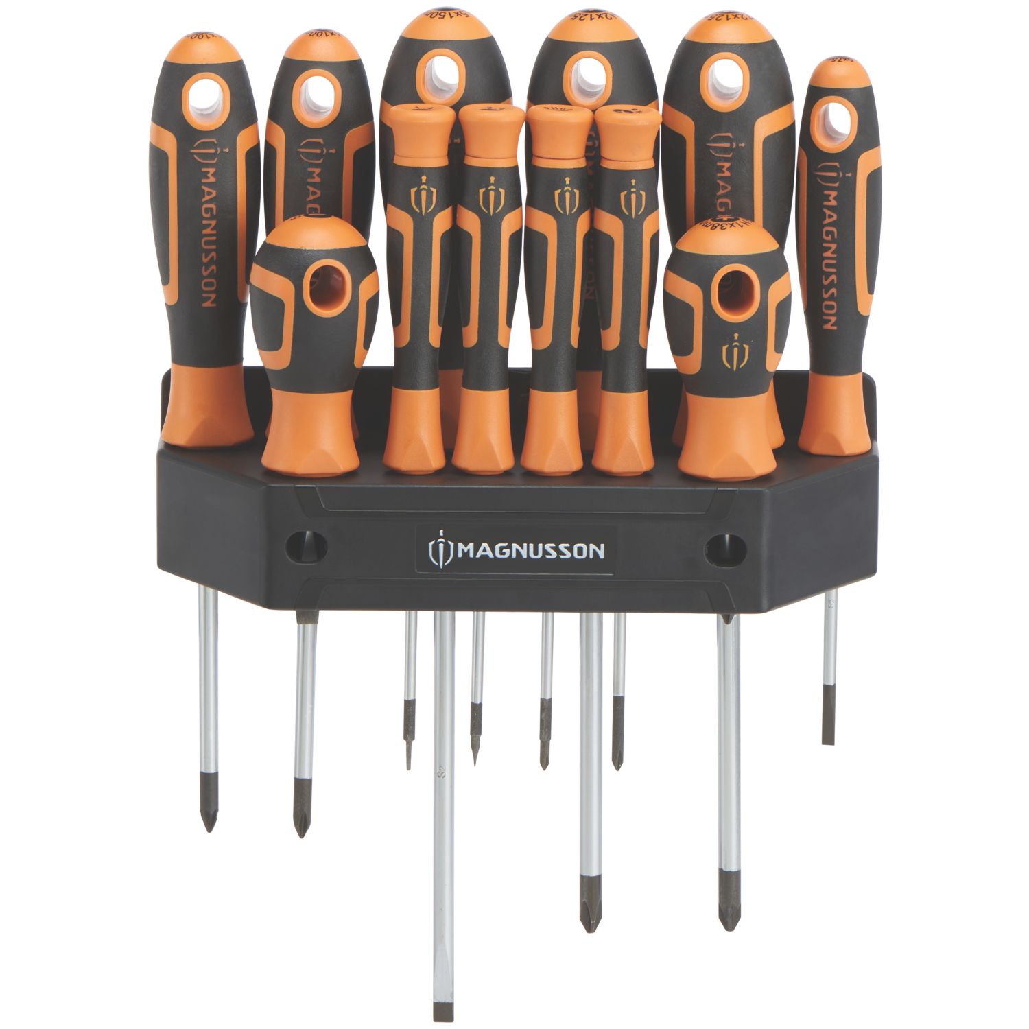 Magnusson Mixed Screwdriver Set 12 Pieces (965FG)