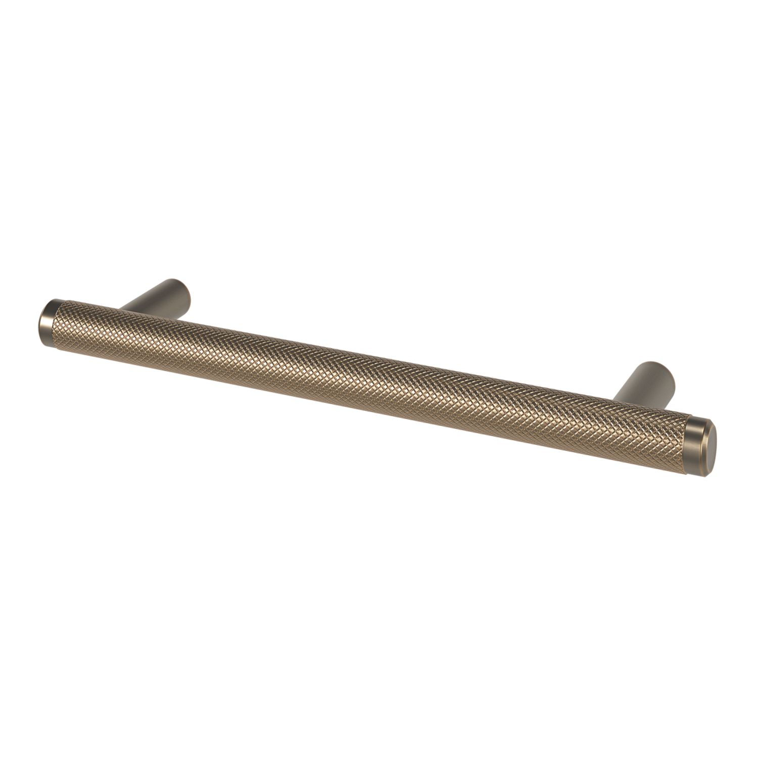 Smith & Locke Damgan T Bar Cabinet Handle Antique Brass 168mm (965FK)