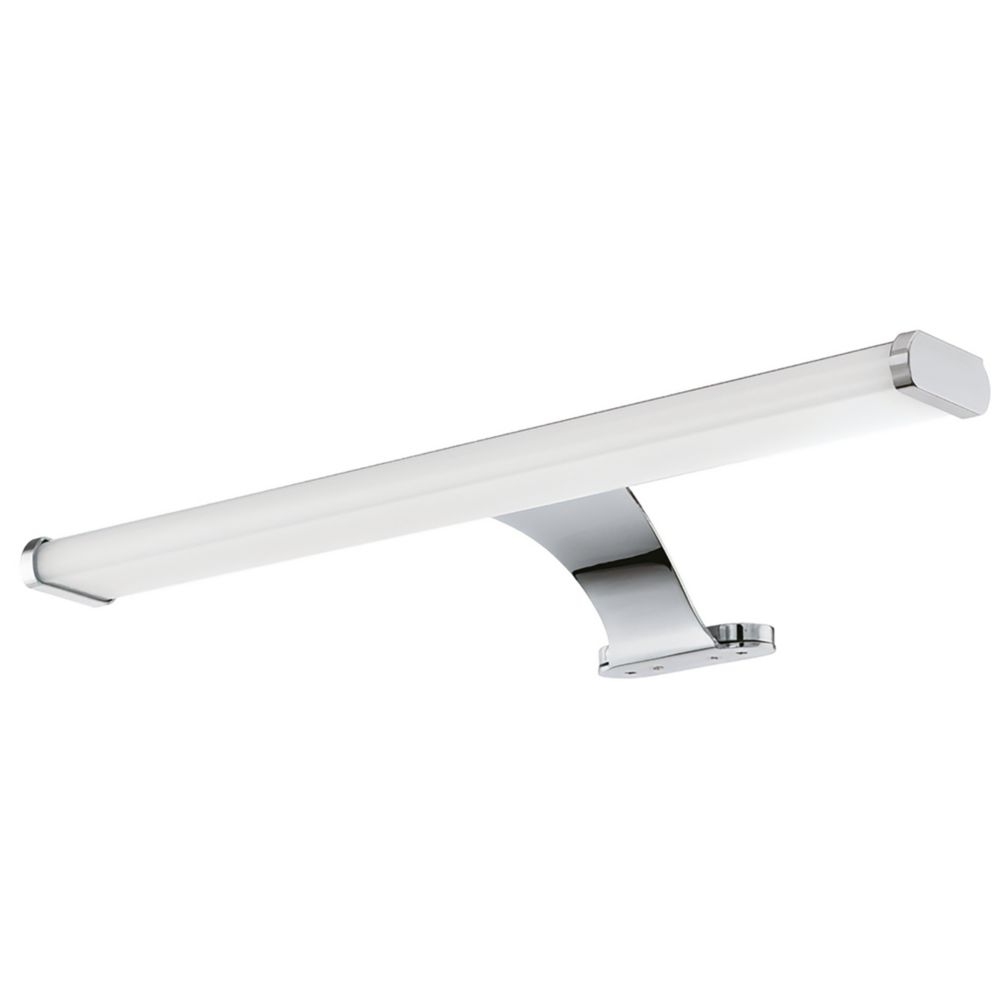 Eglo Vinchio 50mm LED Bathroom Mirror Light Chrome 9W 1050lm - Screwfix