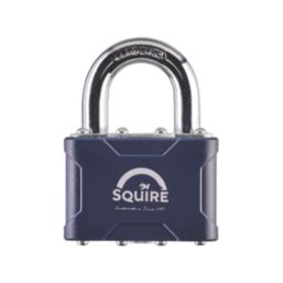 Squire 39/NO.6H Laminated Padlock & Hasp Set Blue 152mm