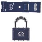 Squire 39/NO.6H Laminated Padlock & Hasp Set Blue 152mm