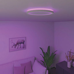 Calex Halo RGB & White LED Ceiling Light White 22W 1500lm