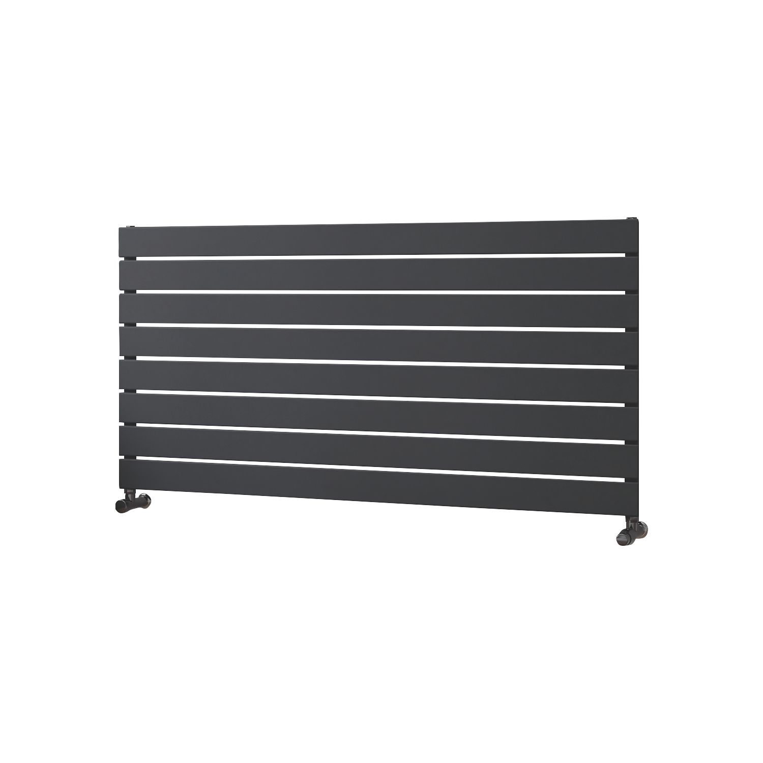 Ximax Oceanus 595mm x 1200mm 2597BTU Anthracite Horizontal Designer Radiator (965TR)