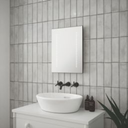 Light Tech Mirrors Atlanta Rectangular Illuminated LED Mirror With 1100lm LED Light 390mm x 500mm