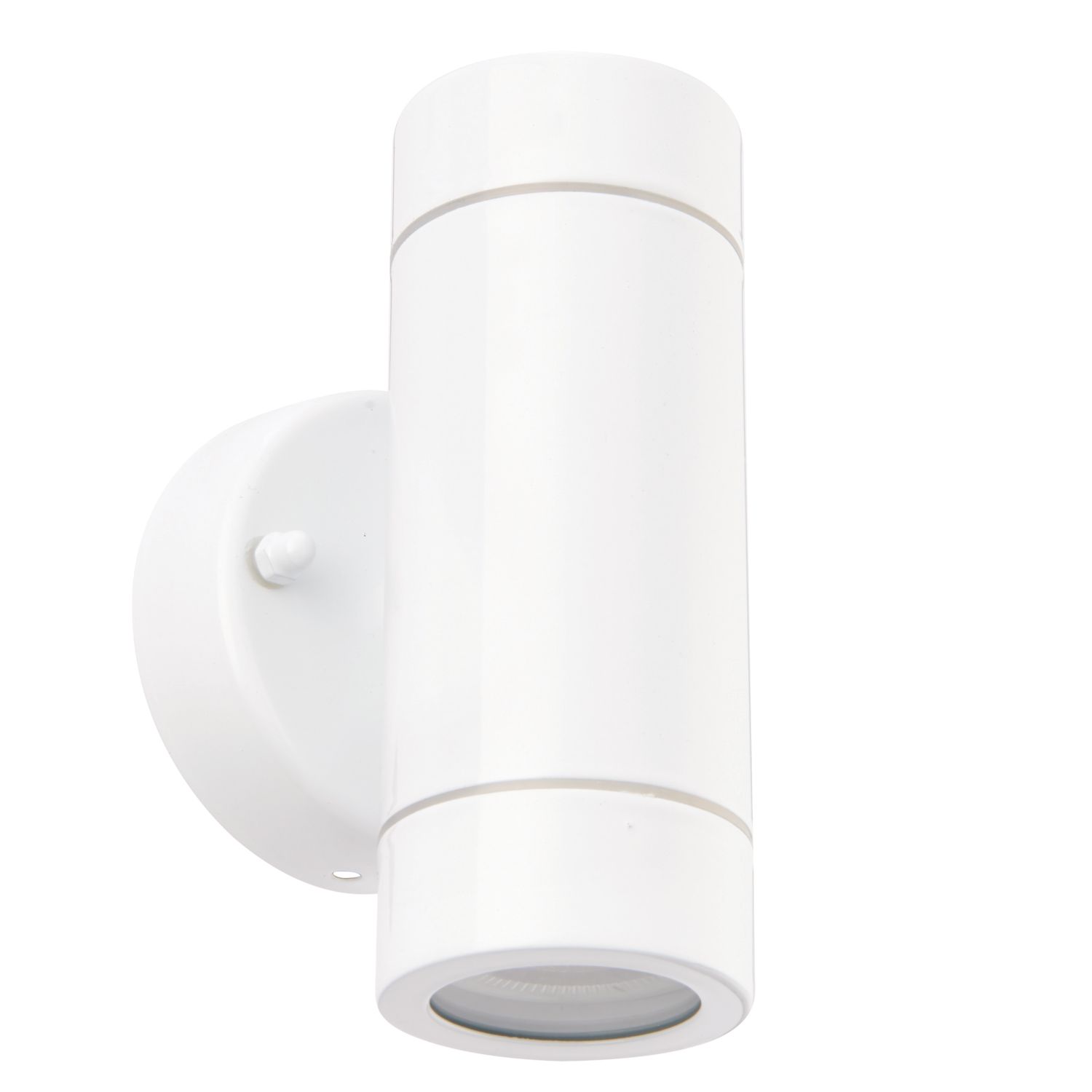 Saxby Palin Outdoor Twin Wall Light Gloss White (965VX)