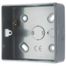British General  1-Gang Metal-Clad  Electrical Surface Mounting Box 43mm