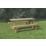 Forest Sleeper Garden Table with 2 Benches 1800mm x 700mm x 750mm