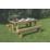 Forest Sleeper Garden Table with 2 Benches 1800mm x 700mm x 750mm
