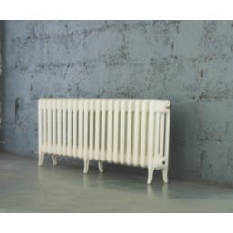 Arroll 460mm x 1234mm 3910BTU White Cast Iron 4 Column Radiator