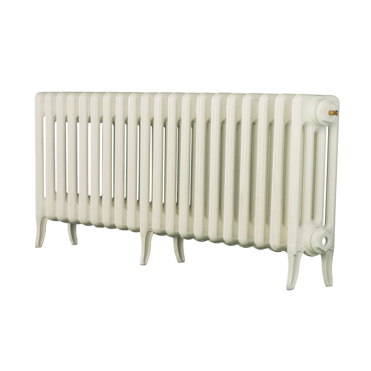 Arroll 460mm x 1234mm 3910BTU White Cast Iron 4 Column Radiator (9661F)