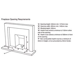 Focal Point Horizon Chrome Rotary Control Inset Gas Taper Tray