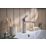 Bristan Frammento Gunmetal Grey 170mm Standard Lever Mono Basin Mixer Tap  With Clicker Waste