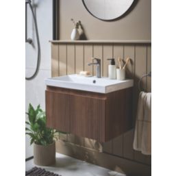 Bristan Frammento Gunmetal Grey 170mm Standard Lever Mono Basin Mixer Tap  With Clicker Waste