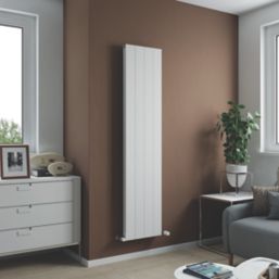 Ximax Harold 1800mm x 400mm 3365BTU White Vertical Designer Radiator