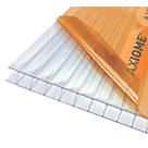 Axiome Twinwall Polycarbonate Roofing Sheet Clear 690mm x 10mm x 1000mm