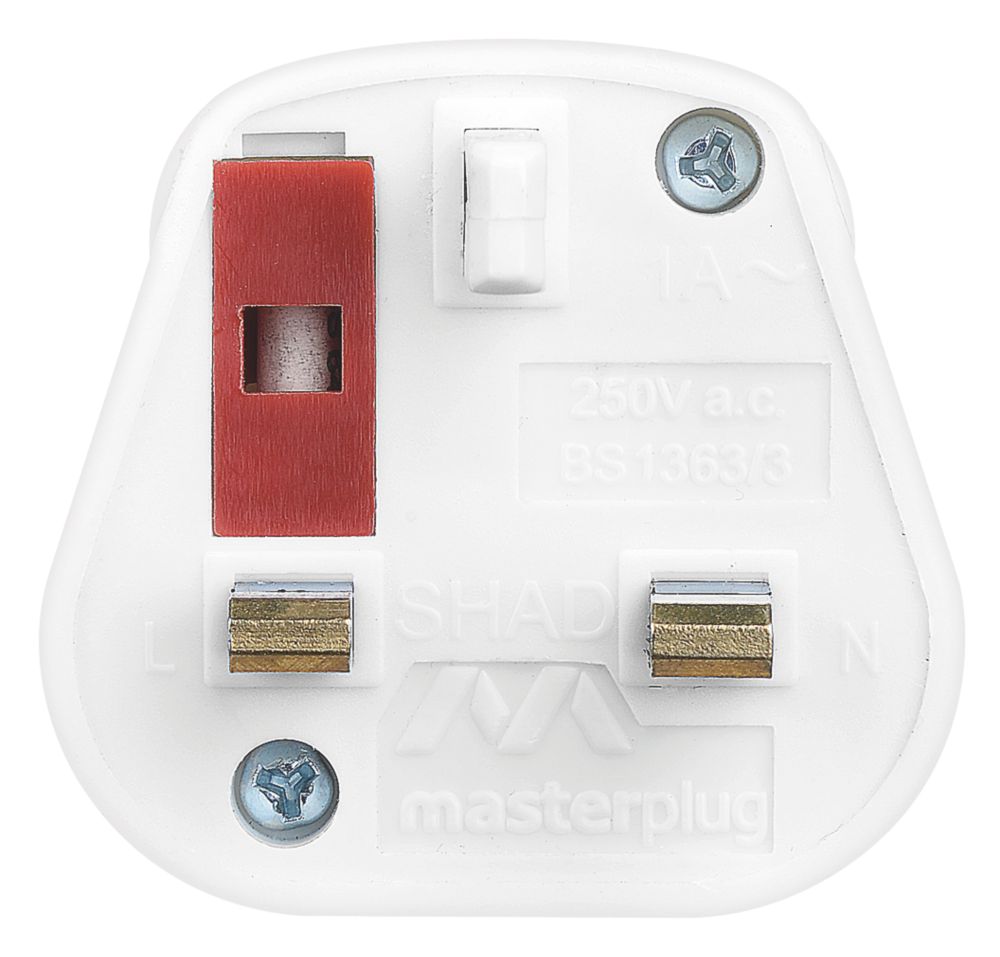 Buy Masterplug UK to Europe Travel Adaptor - 3 Pack, Travel adaptors