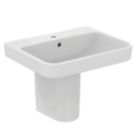 Ideal Standard i.life B Washbasin & Semi Pedestal 1 Tap Hole 600mm