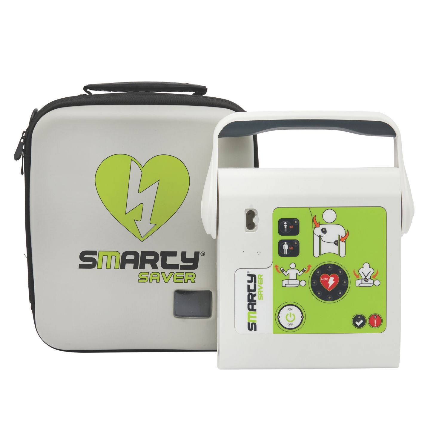 Wallace Cameron Fully Automatic Smarty Saver Defibrillator Set 125 Shocks 3 Pcs (966KJ)