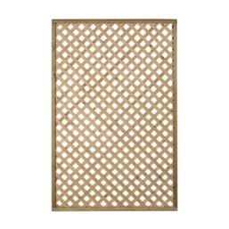 Forest Rosemore Lattice Softwood Rectangular Garden Trellis 4' x 6' 10 Pack