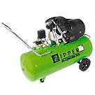 Zipper ZI-COM100-2V5 97Ltr Brushless Electric Twin Cylinder Air Compressor with 5 Piece Air Tool Kit 230V