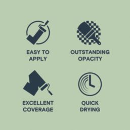 LickPro  2.5Ltr Green 13 Vinyl Matt Emulsion  Paint