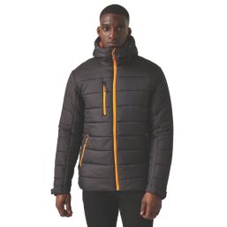 Regatta Navigate  Thermal Jacket Black/Orange Pop Large 41.5" Chest