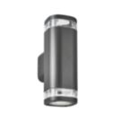 Zink Eos Outdoor Up and Down Light Fitting Black