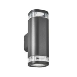 Zink Eos Outdoor Up and Down Light Fitting Black