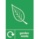 Essentials  Garden Waste Recycling Sign 297mm x 210mm
