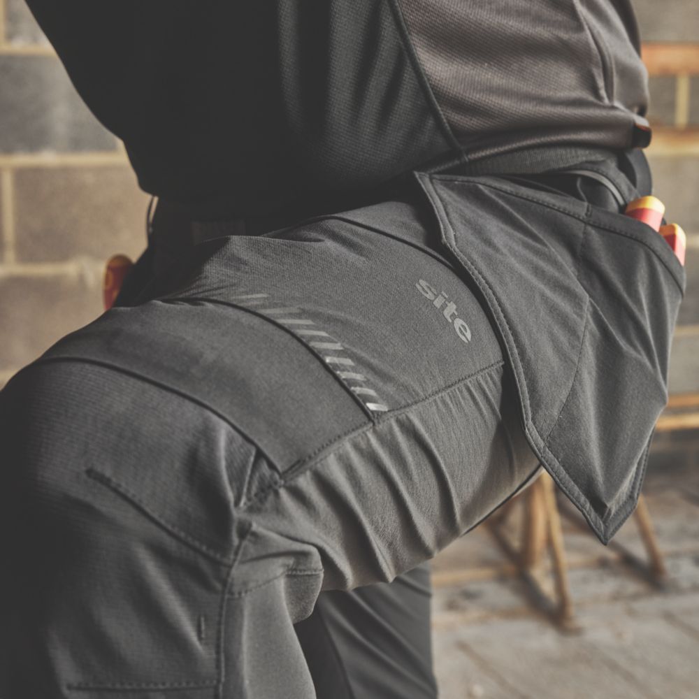 Site Varnik Stretch Work Trousers Black 34