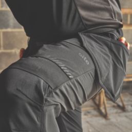Site Varnik Stretch Work Trousers Black 34" W 32" L