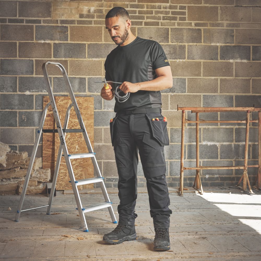 Site Varnik Stretch Work Trousers Black 34