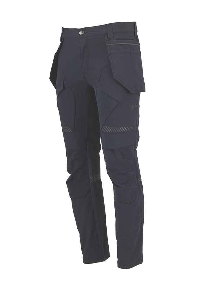 Site Varnik Stretch Work Trousers Black 34