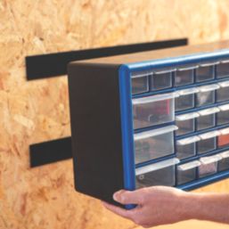 Velcro Brand  Black Heavy Duty Stick-On Tape 2.5m x 50mm