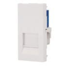 LAP  Modular Slave Telephone Socket White