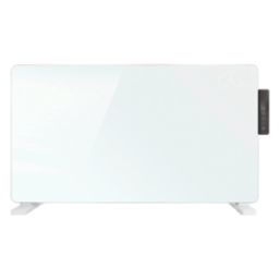 TCP  2000W Electric Portable or Wall-Mounted Glass Convector Panel Heater White