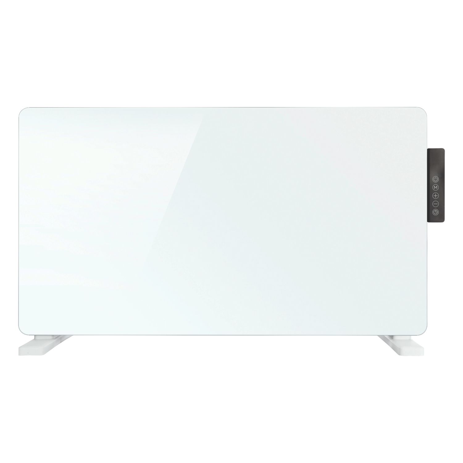 TCP 2000W Electric Portable or Wall-Mounted Glass Convector Panel Heater White (967AC)