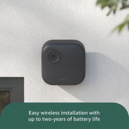 Blink Outdoor 4 Battery-Powered Black Wireless 1080p Indoor & Outdoor Square Smart Cameras 2 Pack