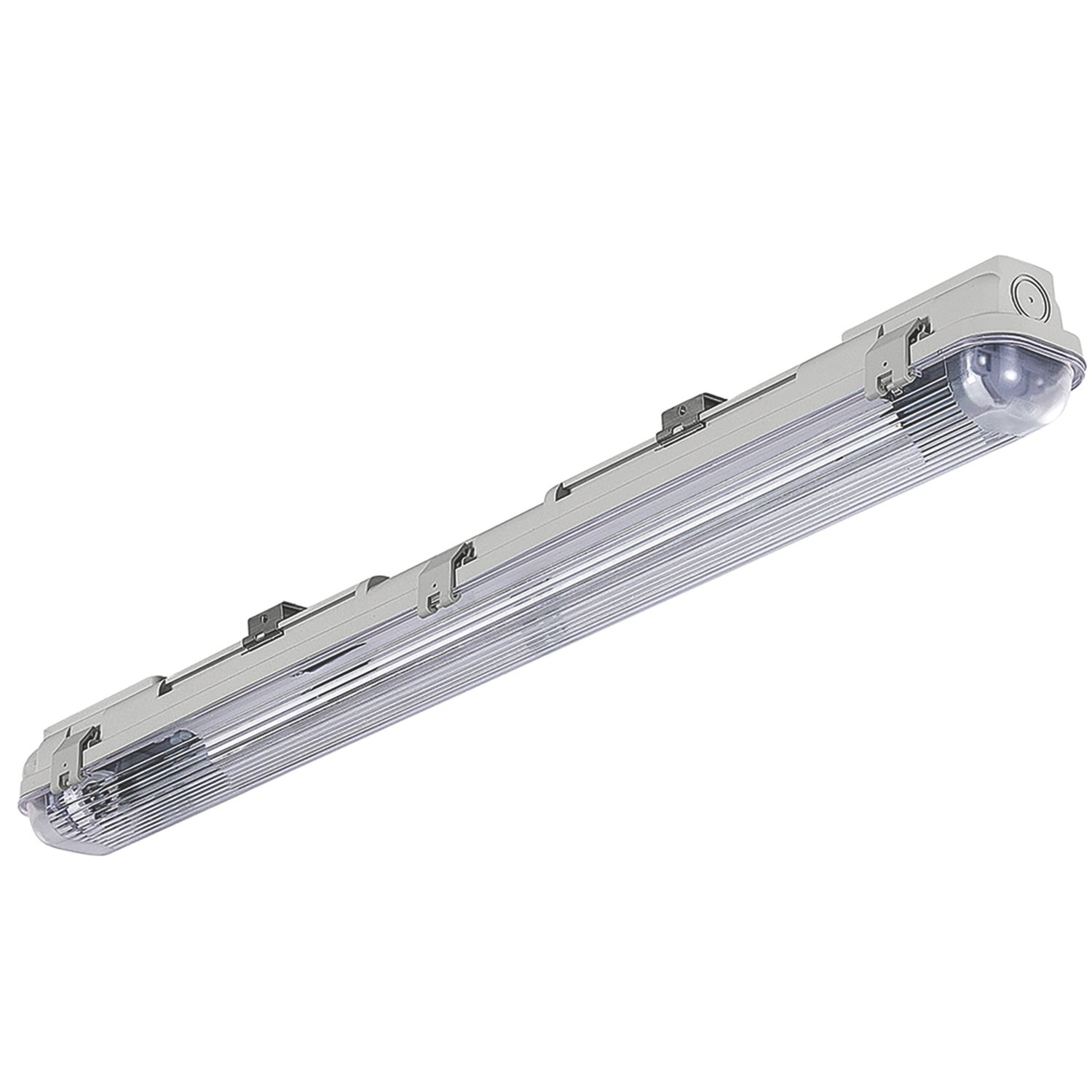 Sylvania Sylproof Toledo Single 2ft IP65 Rated EMPTY Batten Housing for LED T8 Tubes (967CE)