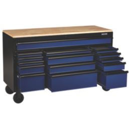 Bunker  15-Drawer Trolley Blue