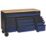 Bunker  15-Drawer Trolley Blue