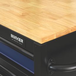 Bunker  15-Drawer Trolley Blue