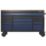 Bunker  15-Drawer Trolley Blue