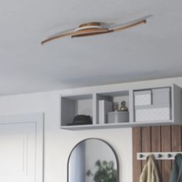 Eglo Lungolago LED Oval Ceiling Light Bronze 12W 1500lm