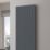 Reina Piatto Single 1800mm x 595mm 4582BTU Anthracite Vertical Designer Radiator